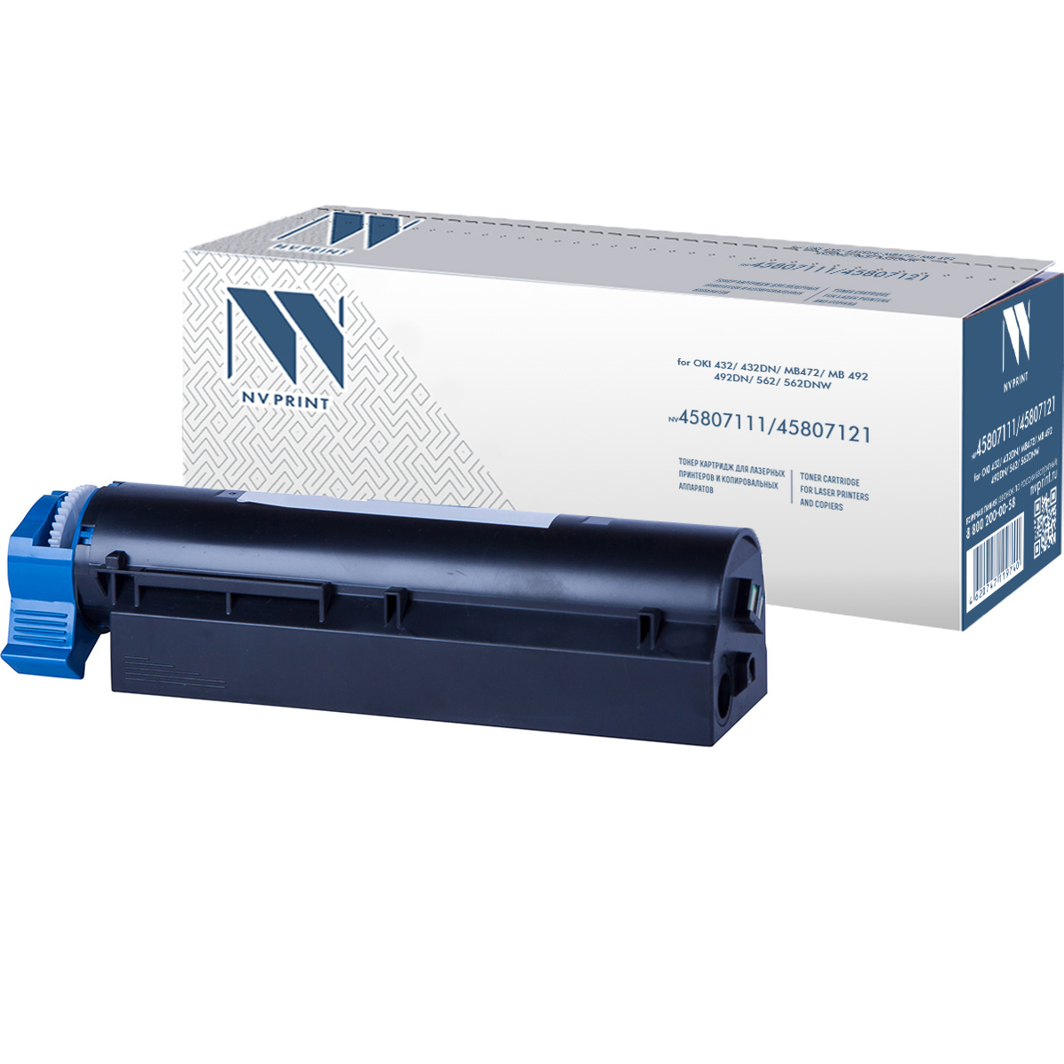 NV Print 45807111/45807121 Картридж для Oki  B432dn/B512dn/MB492dn/MB562dnw (12000k)