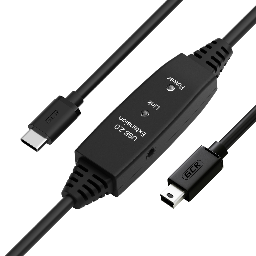 GCR PRO Кабель интерфейсный Premium USB 3.0 (USB 3.2 Gen 1) Type C 2.0m, АМ / CM, медь, 5 Гбит/с, черный, AL сase, экранирование, армирование