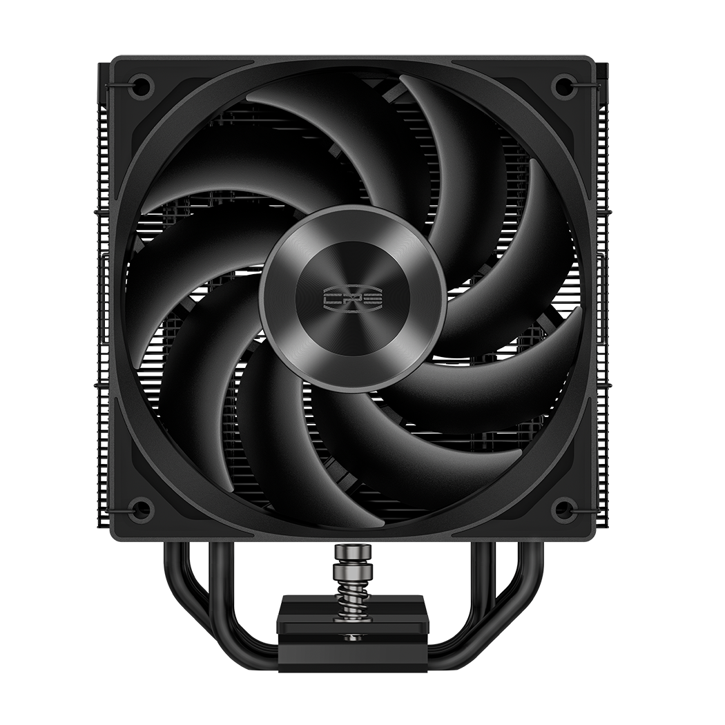 Кулер для процессора/ PCCooler RZ400 V2 BK (230W, 4-pin PWM, 155mm, Al/Cu, 4x6mm, 1x120mm, 86.73CFM, 32dBA, 2200RPM, S: 1851/1700/1200/115X, AM5/AM4, black)