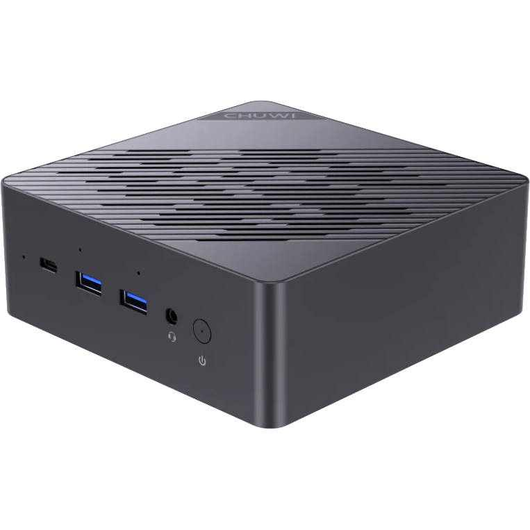 Chuwi AuBox [CWI606AIP] Gold+Black {Ryzen AI 9 365(2Ghz)/32Gb/1TB SSD/W11Pro/bracket}