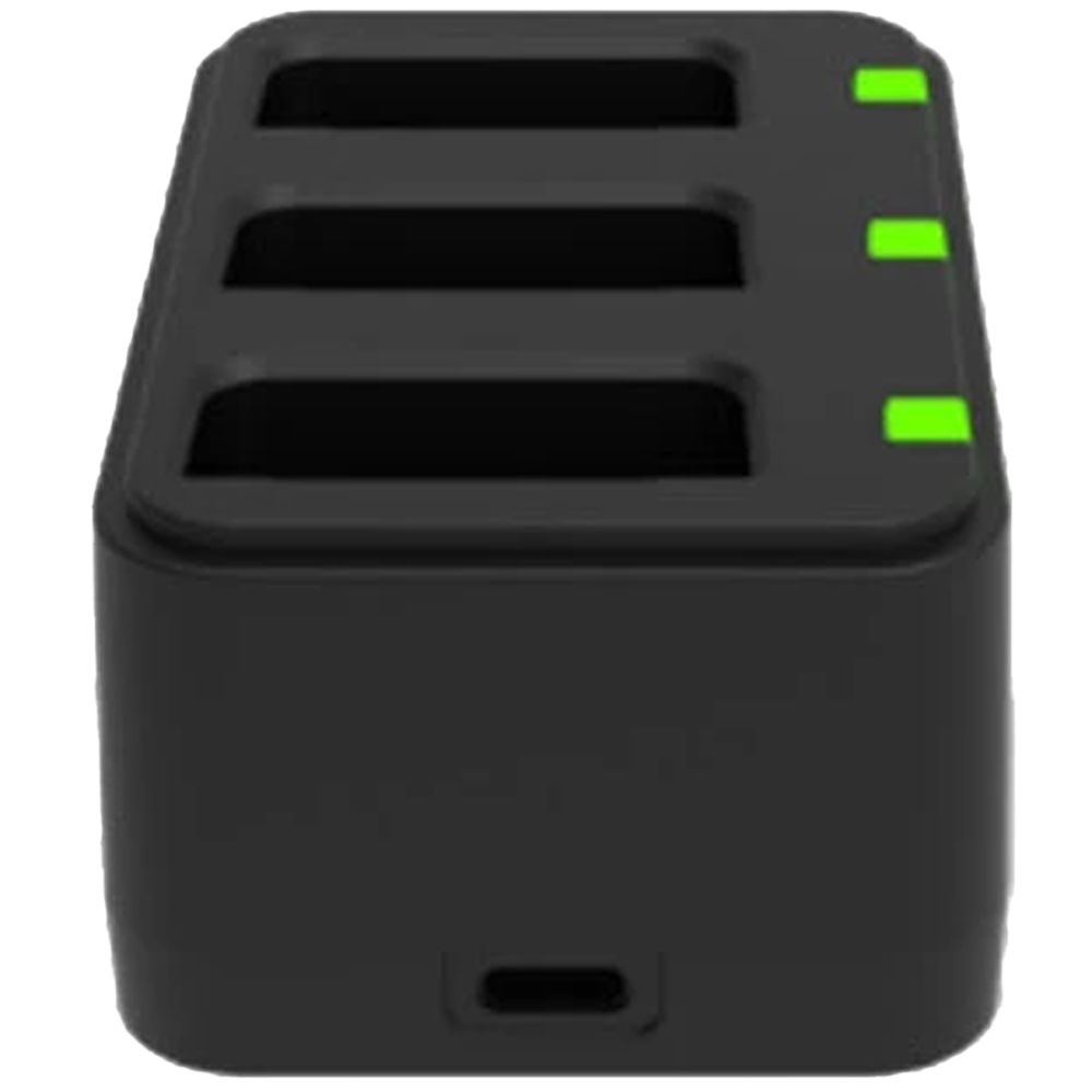 M3 Mobile [WD10-03BC-C00] 3-Slot battery charger of WD10, Power Supply order separately: 100~240VAC, 12VDC, 3A