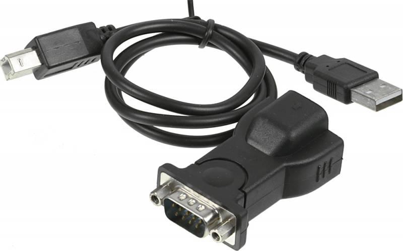 Адаптер Ningbo X-Storm USB-COM-ADPG COM 9pin (m) USB A(m) 0.8м (BF-810) черный [BF-810]