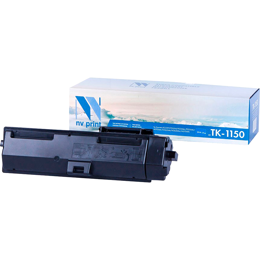 NV Print TK-1150 Тонер-картридж для Kyocera ECOSYS P2235d/P2235dn/P2235dw/M2135dn/M2635dn/M2635dw/M2735dw (3000k) С ЧИПОМ