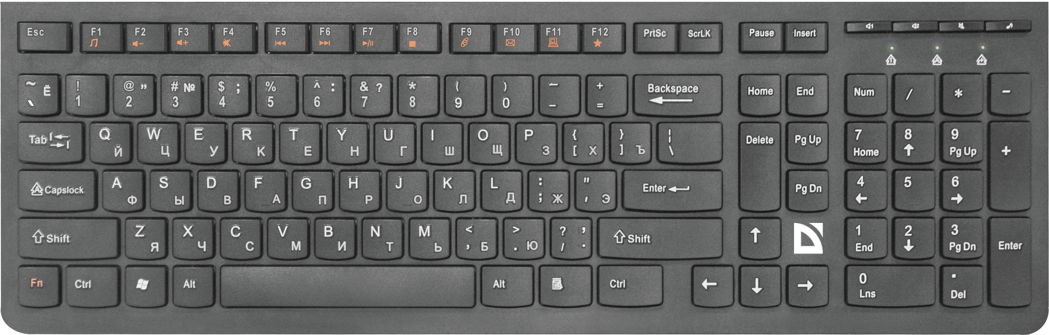 Defender Клавиатура UltraMate SM-535 RU [45535] {Беспроводная, черный, мультимедиа}
