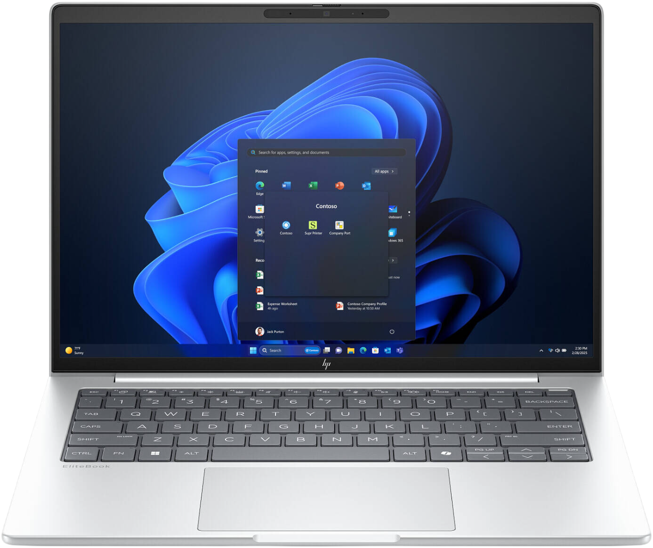 Ноутбук/ HP EliteBook 8Gi 14 AI 14"(1920x1200)/Intel Core Ultra 5 228V(2.1Ghz)/32768Mb/512PCISSDGb/noDVD/Int:Intel Arc Graphics 130V/Cam/BT/WiFi/65WHr/war 1y/1.46kg/DOS