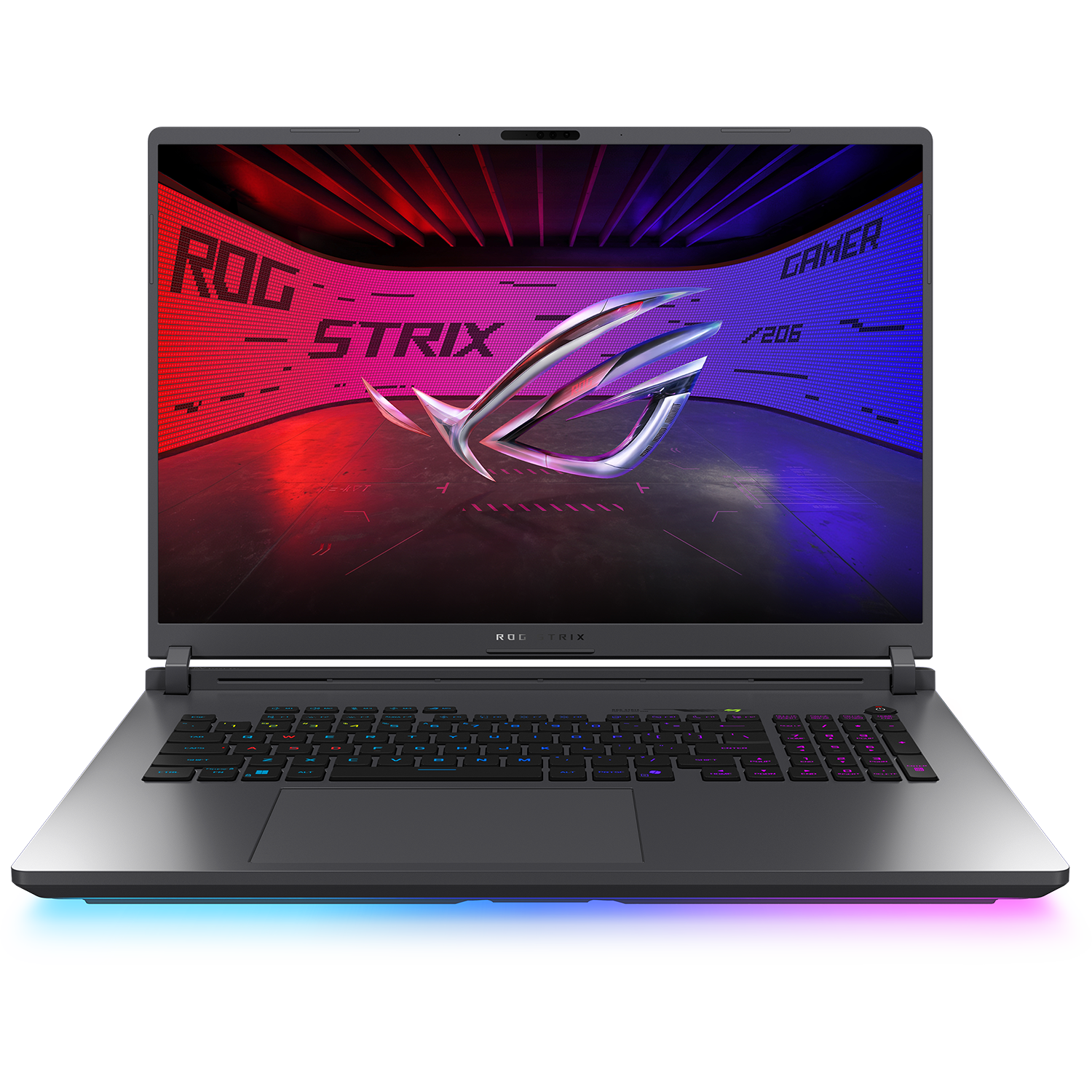 Ноутбук/ ASUS ROG Strix G18 G815LP-S9141 18"(2560x1600 (матовый, 240Hz, 3ms) IPS)/Intel Core Ultra 7 255HX(2.4Ghz)/32768Mb/1024PCISSDGb/noDVD/Ext:NVIDIA GeForce RTX 5070(8192Mb)/Cam/BT/WiFi/90WHr/war 1y/3.2kg/Eclipse Gray/noOS