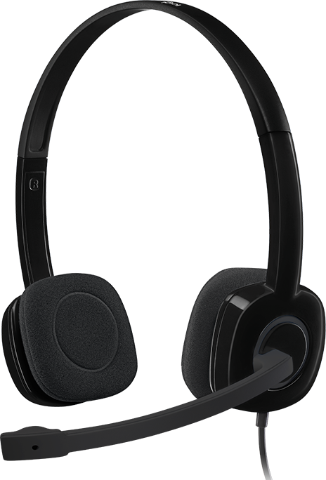 Logitech Headset H151 Stereo Black 981-000589/981-000590/981-000587