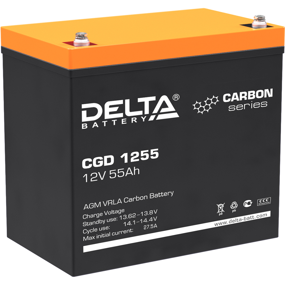 Батарея для ИБП Delta CGD 1255 12В 55Ач