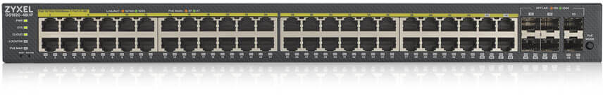 ZYXEL GS192048HPV2-EU0101F Гибридный Smart PoE+ коммутатор NebulaFlex GS1920-48HPv2, 44xGE PoE+, 4xCombo (SFP/RJ-45 PoE+), 2xSFP, бюджет PoE 375 Вт, автономное/облачное управление