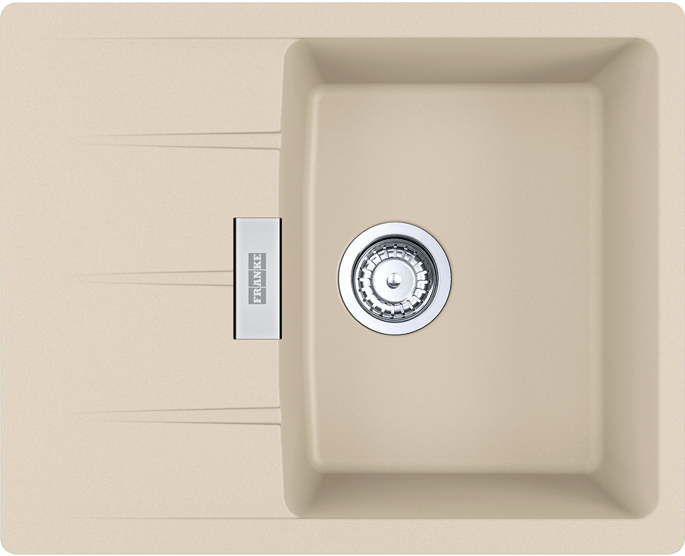 Мойки Franke/ Best, Centro, Мойка CNG 611/211-62, Fragranite+, на столешницу, бежевый