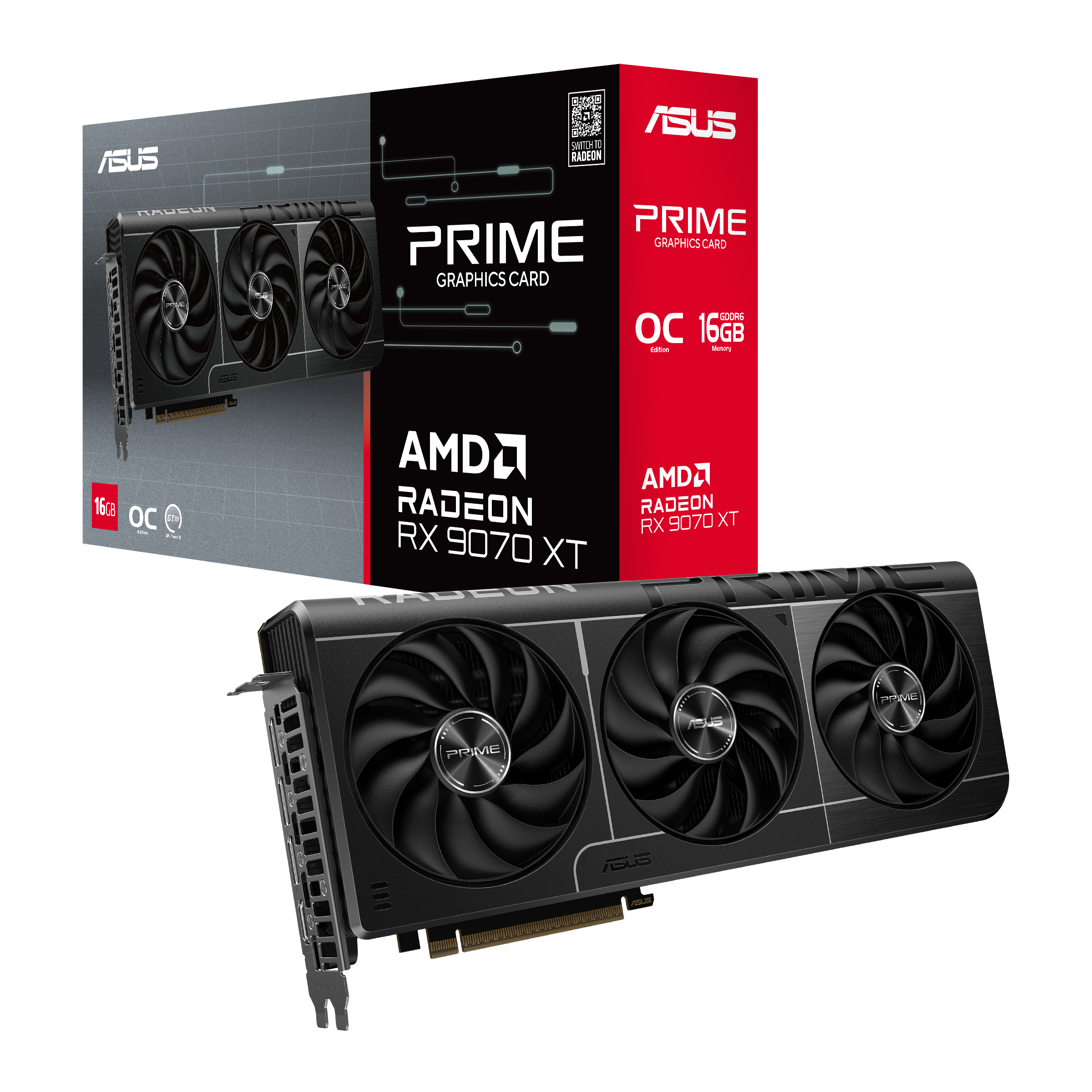Видеокарта/ PRIME-RX9070XT-O16G