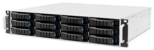 Дисковая полка JBOD Case AIC J2012-03-35X <XJ1-20123-02> Black 12xHotSwap SAS 550W HS 2U RM