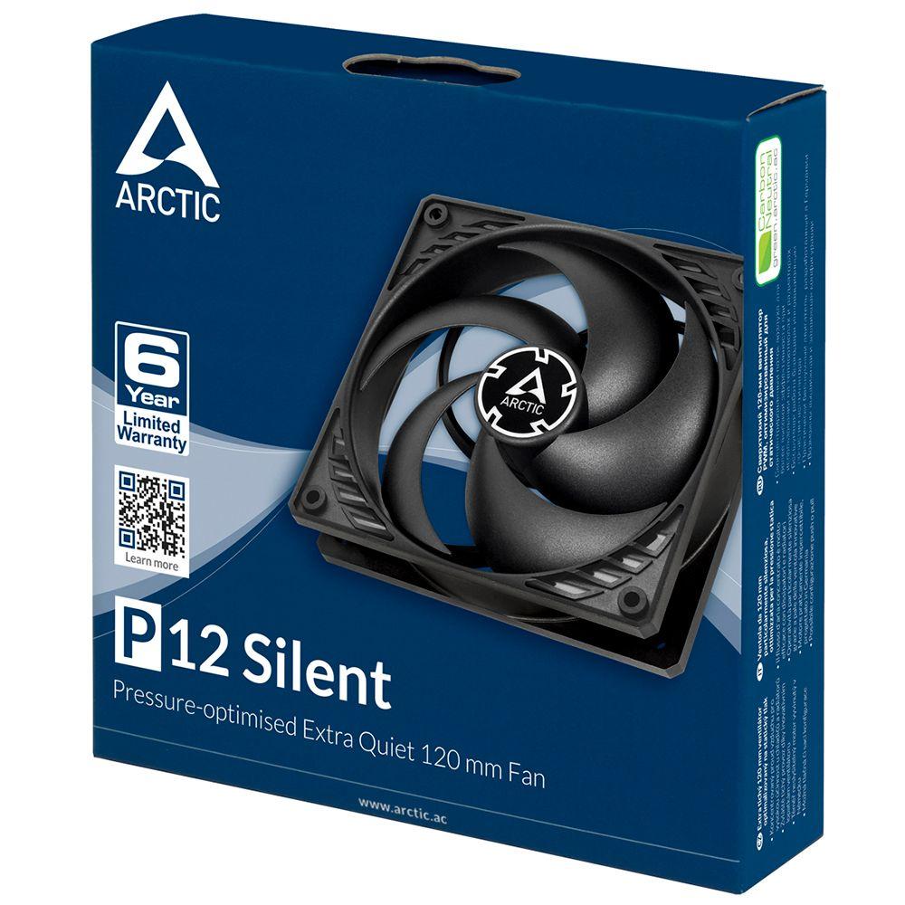Case fan ARCTIC P12 Silent (black/black)   (ACFAN00130A)