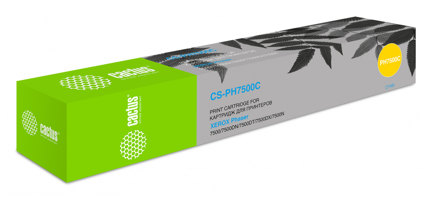 Cactus 106R01443 Картридж для Xerox Phaser 7500,  Cyan, 17,8 К