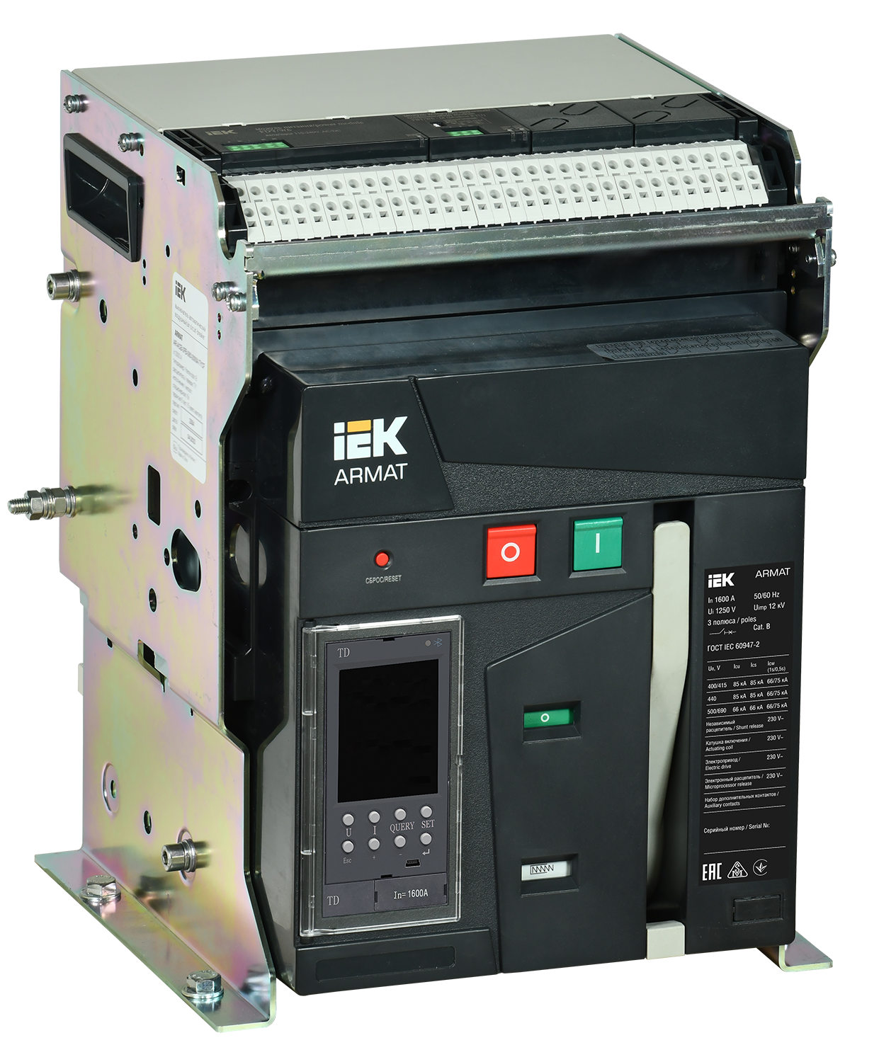 ARMAT AR-A2S TD16 3P F HR Выключатель автомат. с акс. IEK