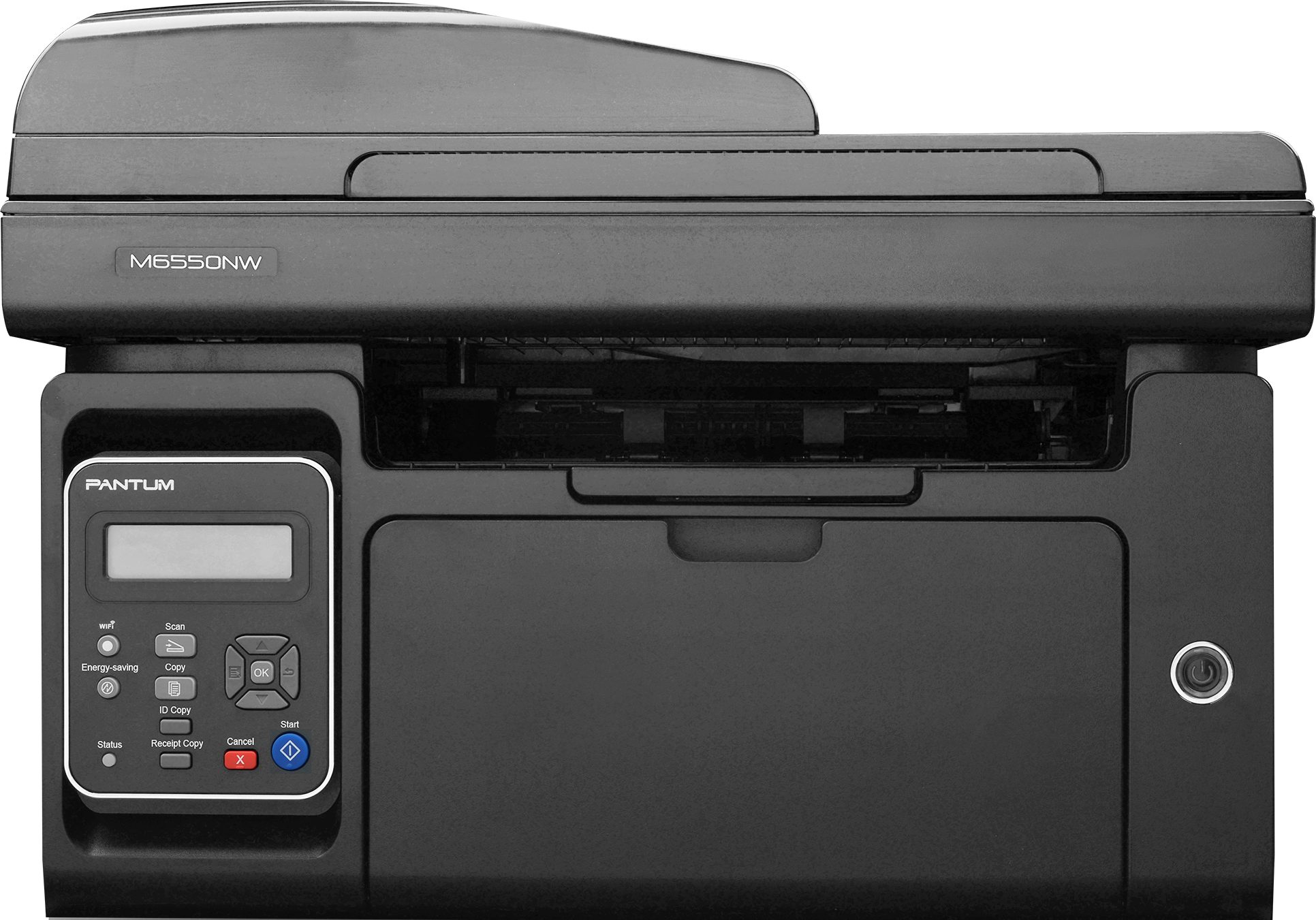 Pantum M6550NW МФУ лазерное ЧБ, А4, C/P/S, 22 стр/мин, 1200 x 1200 dpi, 128Мб RAM, лоток 150 стр, USB, RJ45, Wi-Fi, (1600стр.), черный корпус