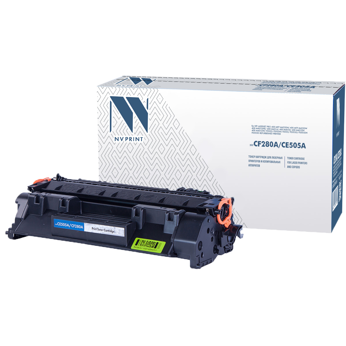 NVPrint CF280A/CE505A Картридж для принтеров HP LJ Pro 400 M401D Pro,400 M401DW Pro,400 M401DN Pro,400  M401A Pro,400 M401 Pro,40 0 M425 Pro,400 M425DW Pro,400 M425DN Pro, 2,7 к