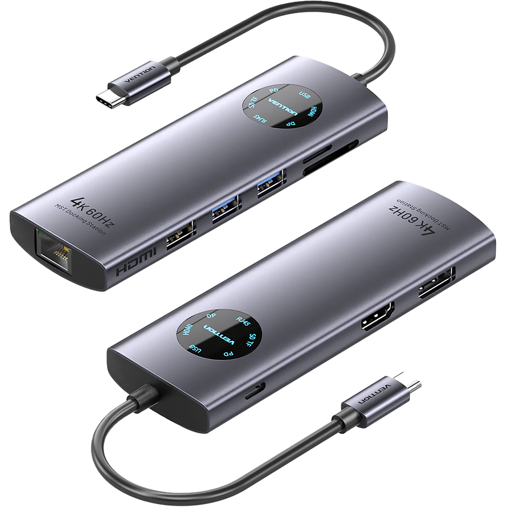 Мультифункциональный хаб Vention USB-C 9 в 1