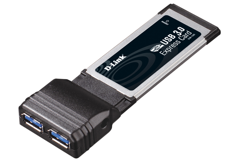 D-Link DUB-1320/A1A 2-портовый USB 3.0 адаптер для шины ExpressCard