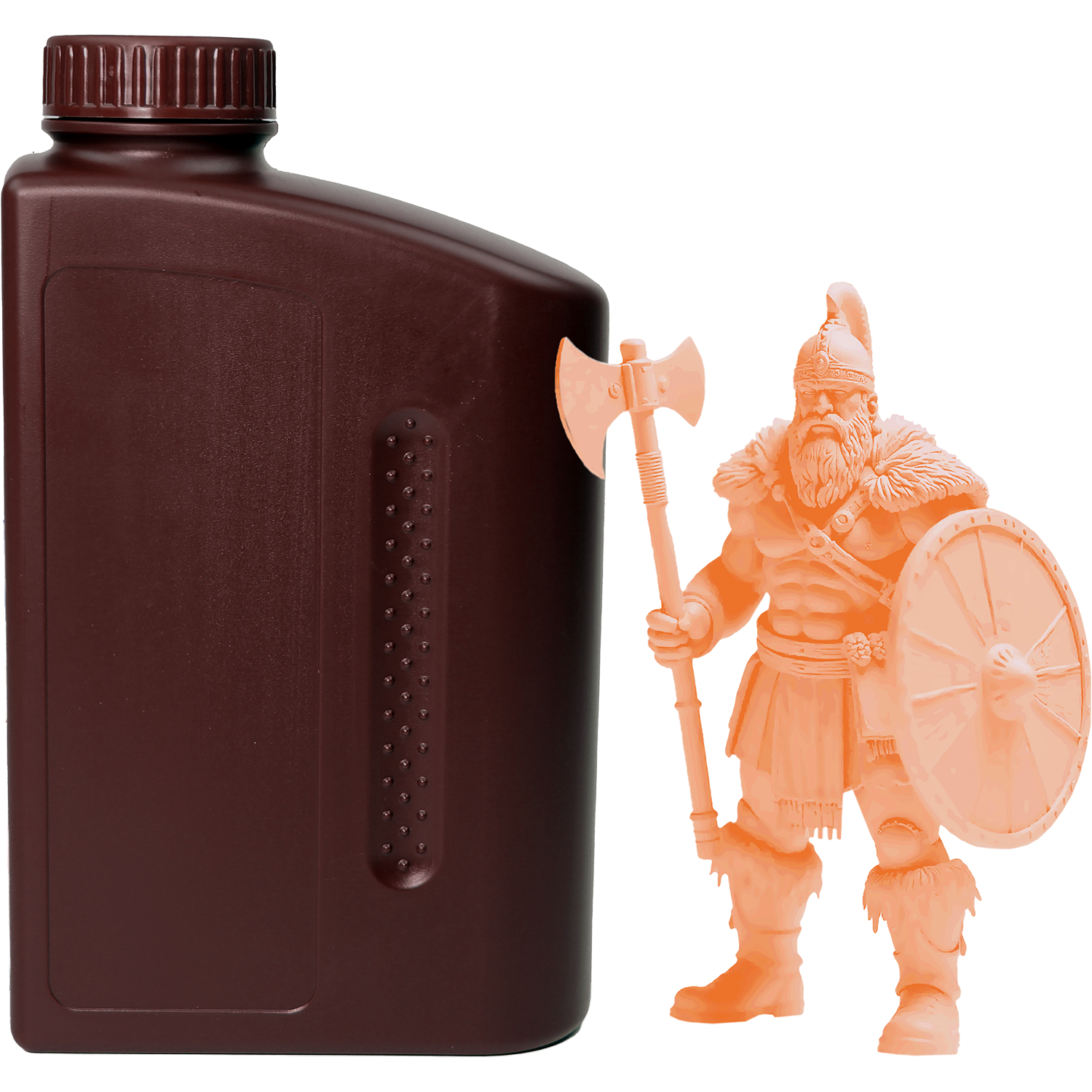 -/ Фотополимерная смола NVPRINT Plant Based Resin Orange для 3D печати 1 кг (бут)