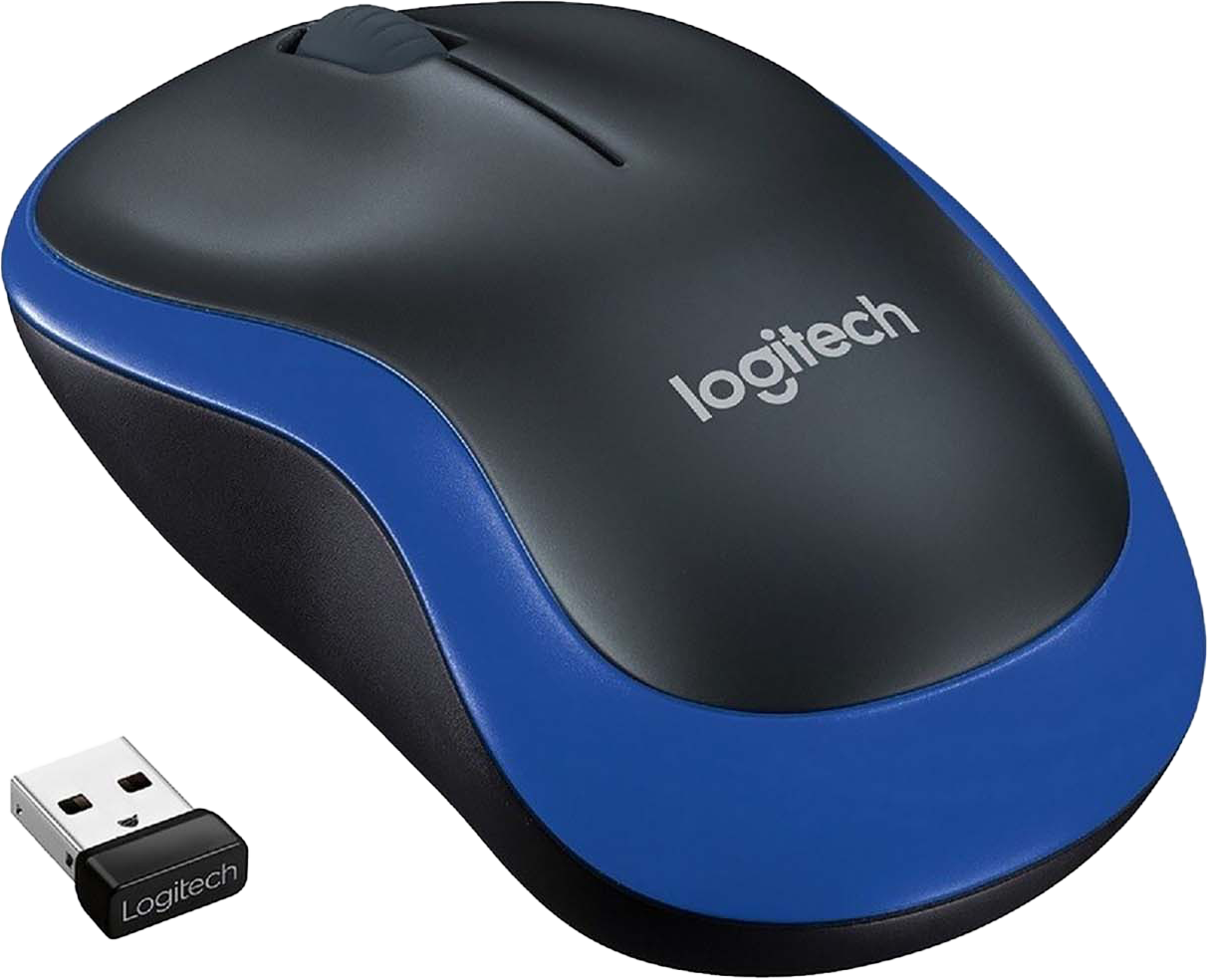 Мышь/ Logitech Wireless  Mouse M185 Blue