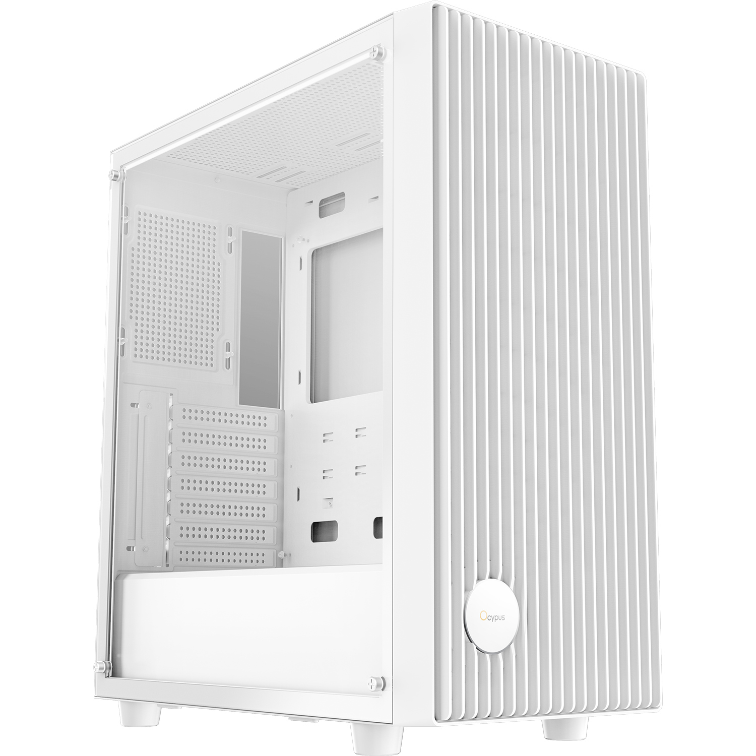Case Ocypus Gamma C70 WH  ATX / win / white / no PSU / Tempered Glass