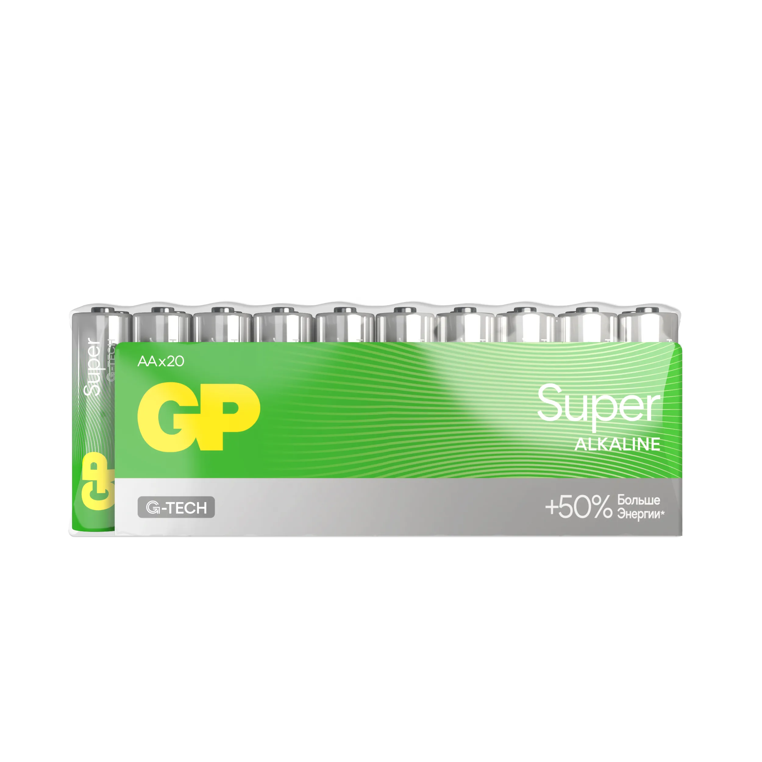 GP 15AA21-2CRSWC20 240/960 Super Alkaline G-Tech (20 шт. в уп-ке)