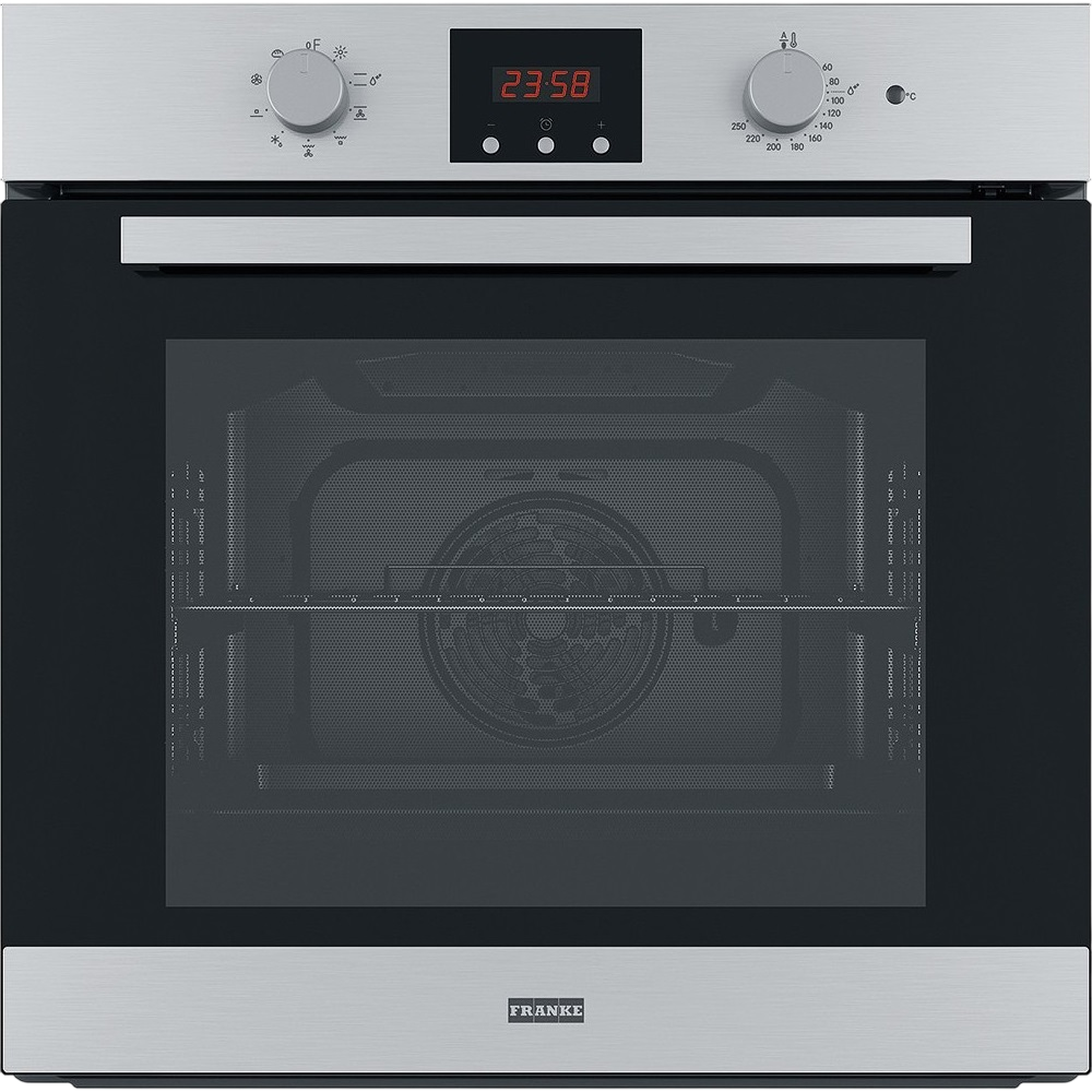 Духовой шкаф Franke FSL 86 H XS/ Best, Электрический духовой шкаф, 60 см, серия SMART LINEAR, 71л, дисплей, эмаль легкой очистки, нержавеющая сталь