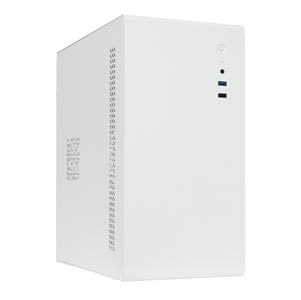 Foxline FL-719W-FZ450R-U31, mATX case, white, w/PSU 450W 12cm, w/1xUSB2.0, w/1xUSB3.0, w/1xCombo Audio, w/pwr cord, w/o FAN