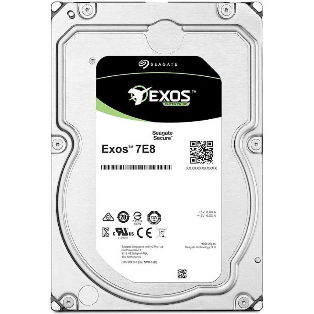 1TB Seagate HDD Server Exos 7E8 (ST1000NM001A) {SAS 12Gb/s, 7200 rpm, 256mb buffer, 3.5"}