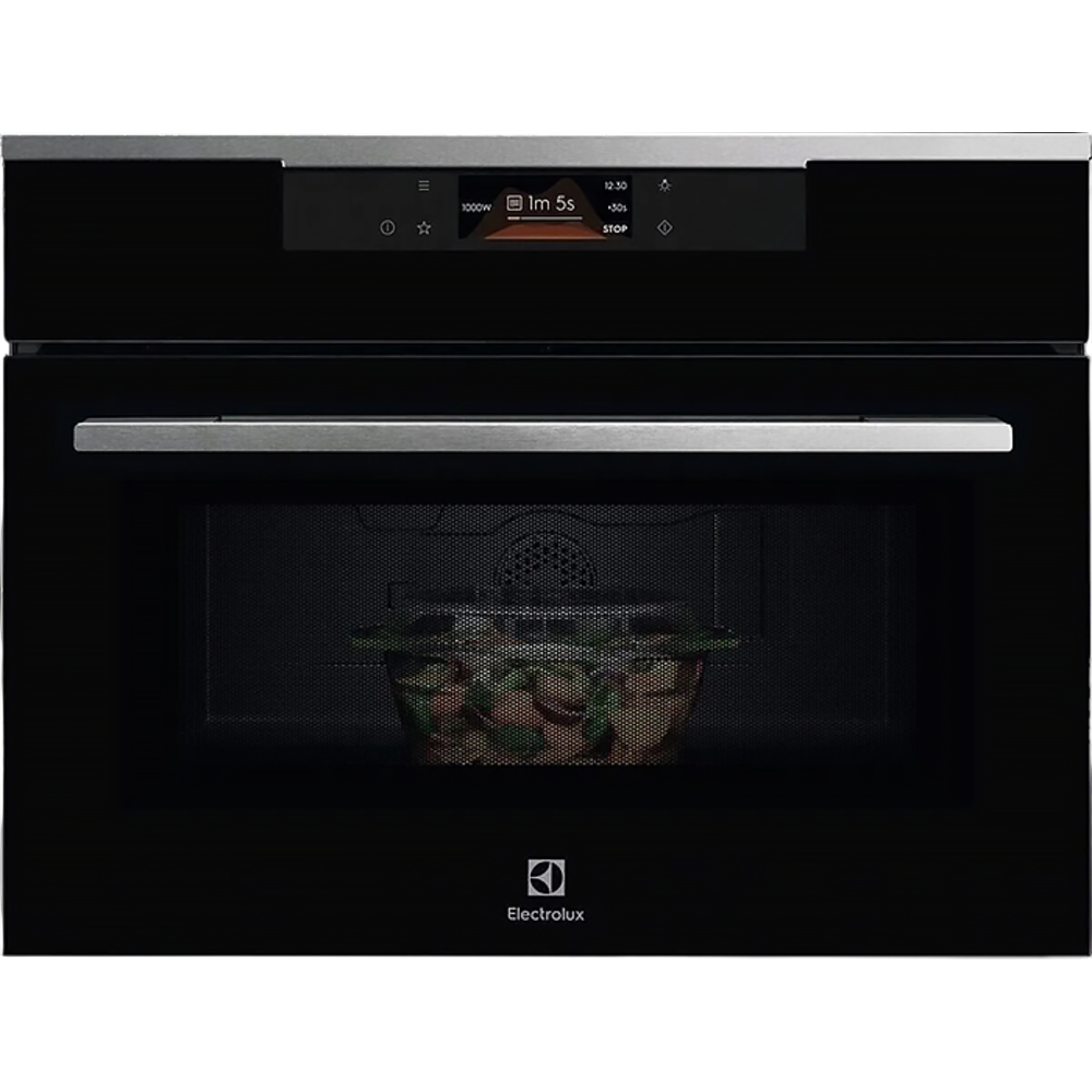 Встраиваемая микроволновая печь ELECTROLUX/ Встраиваемая СВЧ, размеры (ВхШхГ) 455x595x567 мм,мощность микроволн: 1000 Вт, гриль 1200 Вт . 42 литра,нержавеющая сталь ,Польша