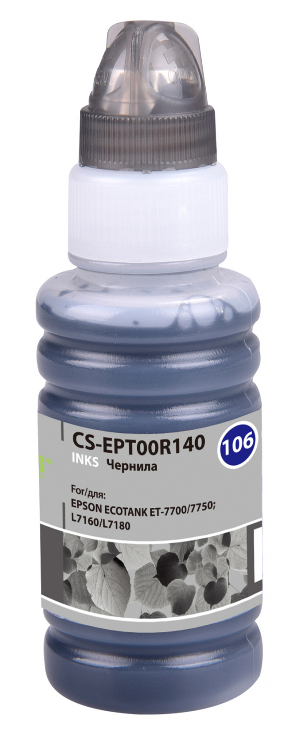 Cactus CS-EPT00R140 Чернила для Epson L7160/L7180, черный, 70мл