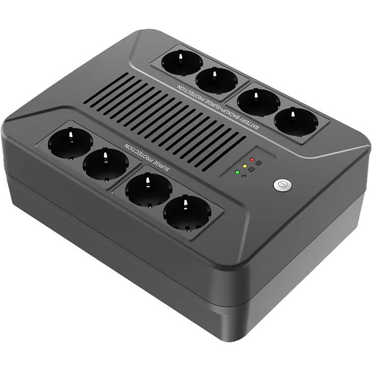 Источник бесперебойного питания Line-Interactive, 800 VA, LED, USB, 8 Schuko/ Line-Interactive,  Brick, UPS