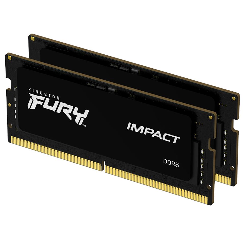 Kingston DDR5 SODIMM 32GB 5600MHz  CL40  (Kit of 2) FURY Impact KF556S40IBK2-32