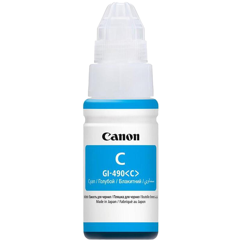 Canon 0664C001 Чернила Canon GI-490 C (cyan), 70 мл
