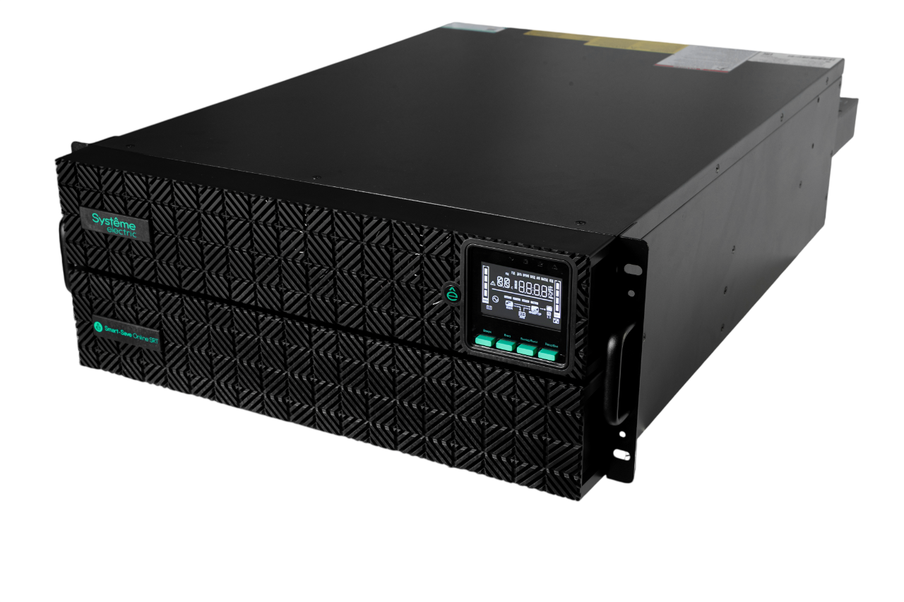 SYSTEME ELECTRIC Smart-Save SRTSE 2 SRTSE5KRTXLIG2 {5000 ВА/Вт, 4U,5 C13+3 C19,USB,RS-232,RS485,COM,сухие контакт, параллельное резервирование}