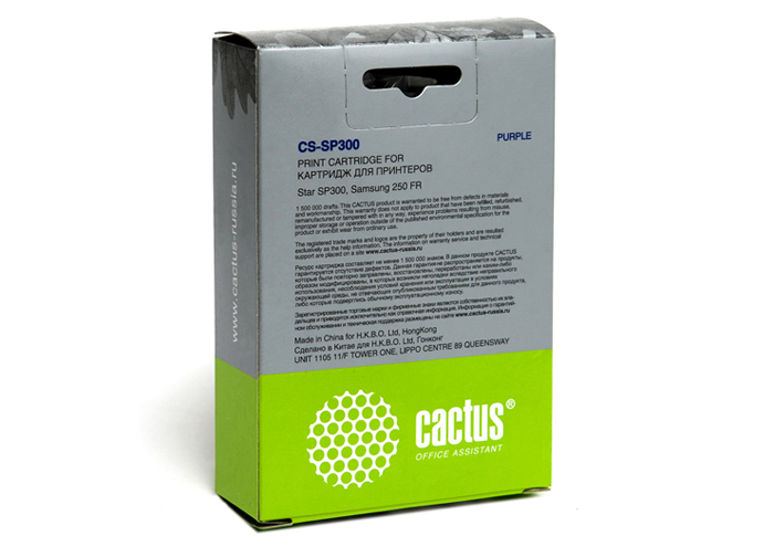 -/ Картридж матричный Cactus CS-SP300 фиолетовый для Samsung Star SP300/250 FR
