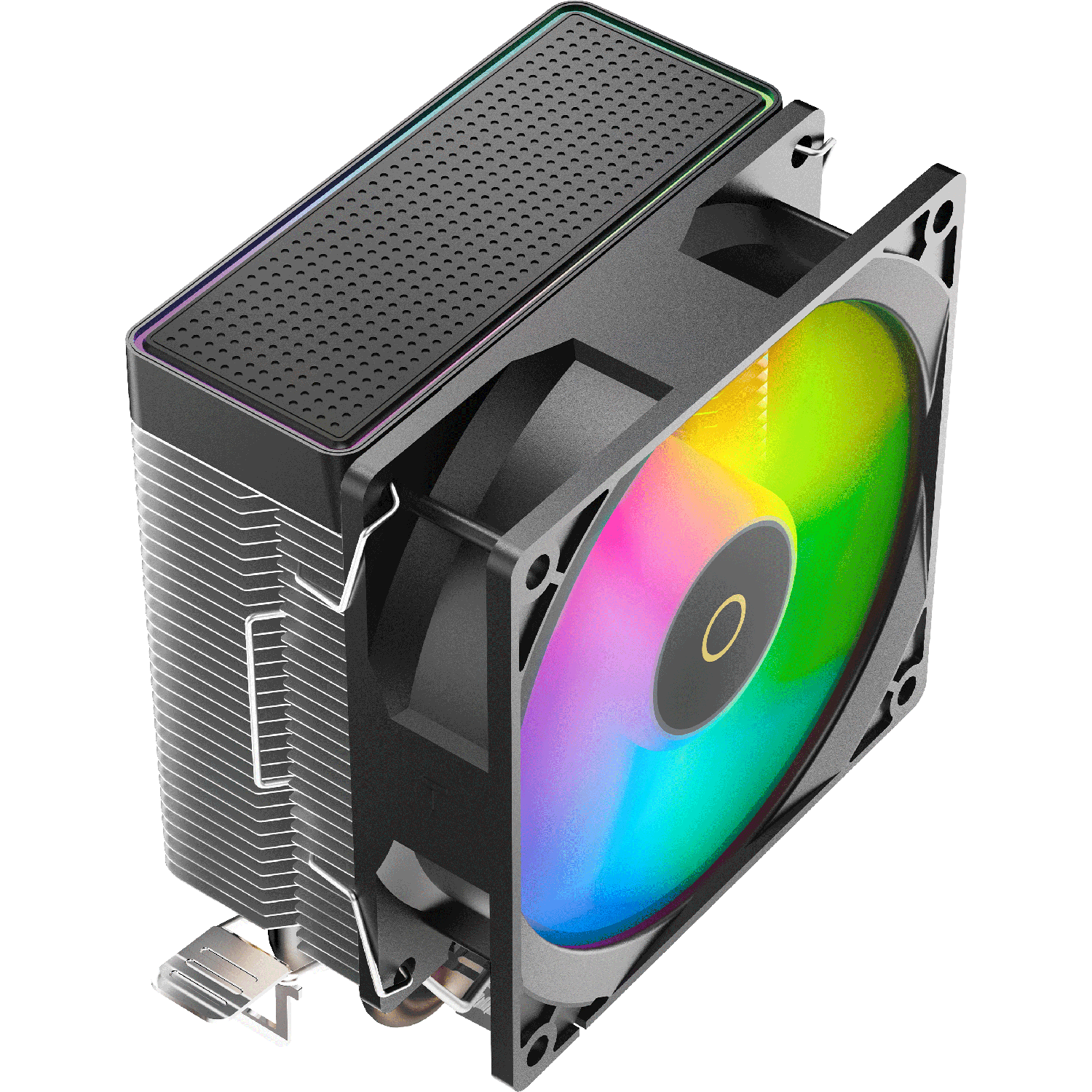 Кулер для процессора/ CPU Cooler Ocypus Gamma A20 BK ARGB (110W, 3-pin, 122.5mm, Al/Cu, 2x6mm, ARGB, 1x92mm, 32CFM, 21dBA, 1900RPM, S: 1851/1700/1200/115X, AM5/AM4, black)