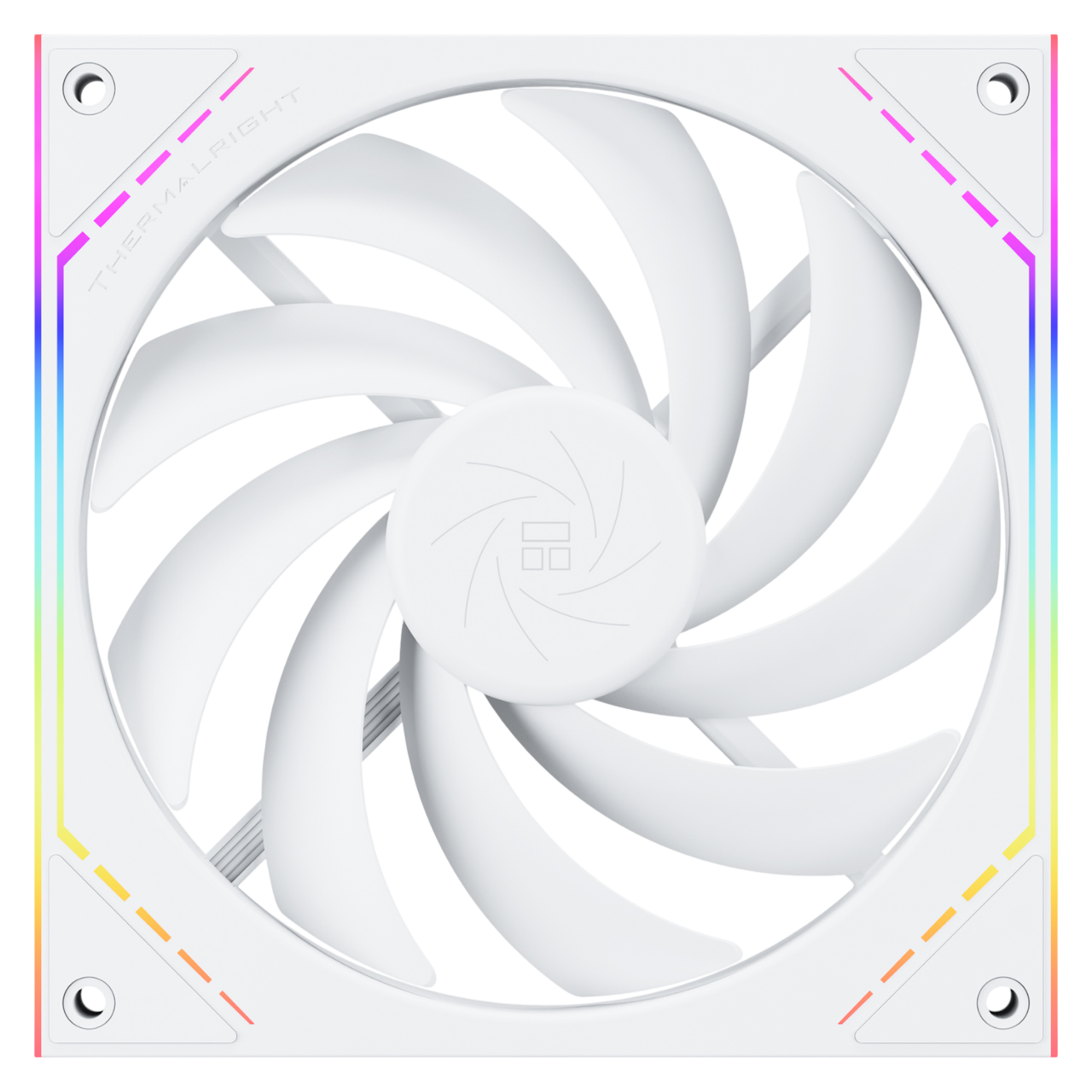 Кулер для корпуса/ Case Cooler Thermalright TL-M14W (140x144x25mm, 4-pin PWM, ARGB, 88.75CFM, 23.7dBA, 1500RPM, White)
