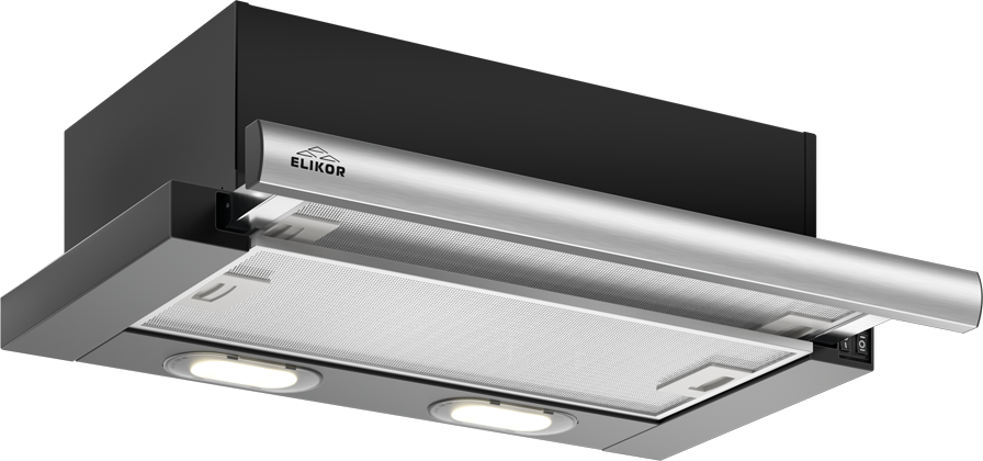 GOOD, Кухонная вытяжка ELIKOR Интегра 50П-400-В2Л черный/нерж