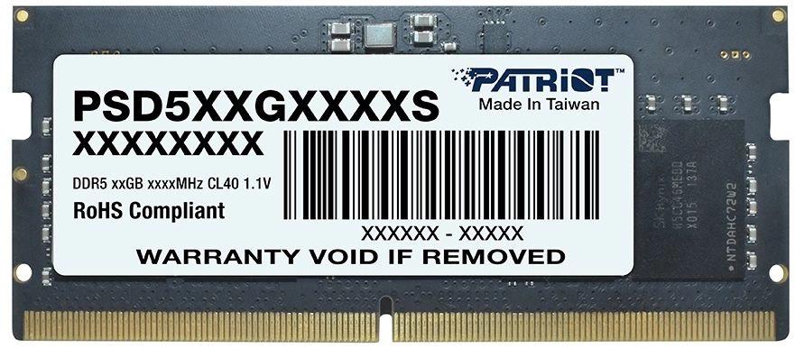 Patriot DDR5 SODIMM 8Gb 5600Mhz,  Signature Line (PSD58G560041S) (retail)