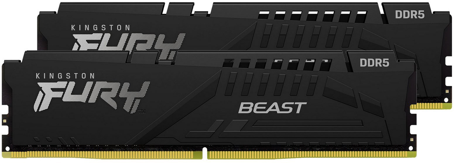 Kingston DDR5 DIMM 16GB 6000MT/s CL30 (Kit of 2) FURY Beast Black EXPO KF560C30BBEK2-16