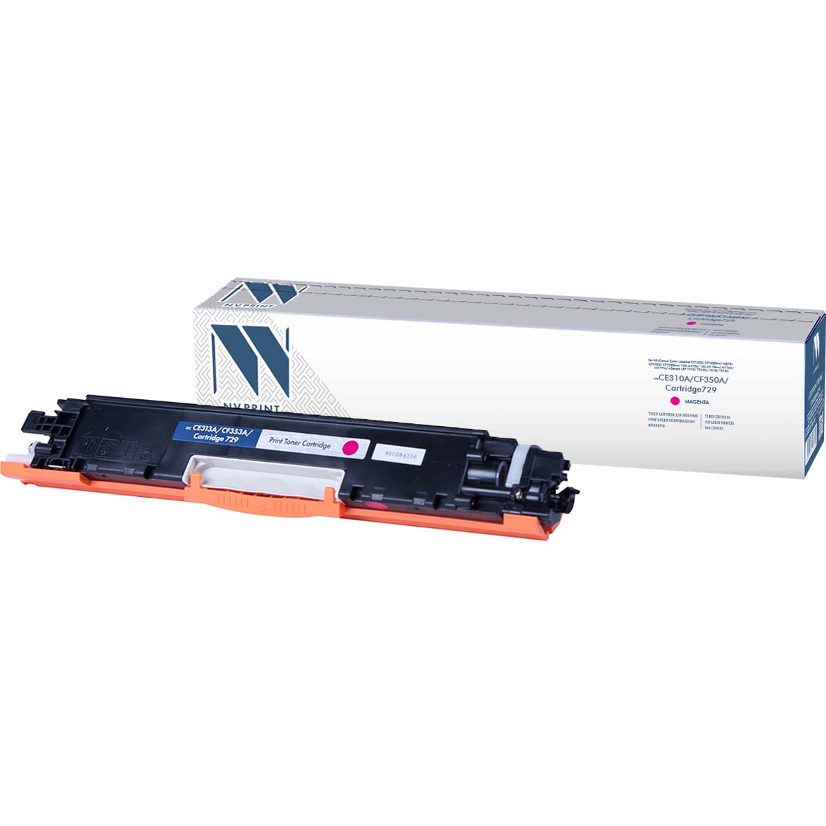 NVPrint CE313A/CF353A/Canon 729 Картридж для HP LaserJet Color Pro 100 M175a/M175nw/CP1025/CP1025nw/M176n/M177fw/Canon i-SENSYS LBP7010C/LBP7018C Magenta (1000k)
