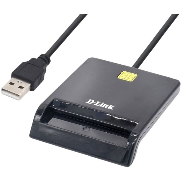 D-Link DCR-100/B1A USB-считыватель контактных смарт-карт