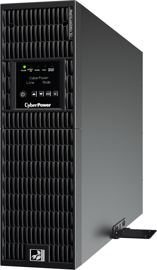 ИБП CyberPower OL10KERT3UPM {Online, 10kVA/10kW USB/RS-232/Dry/EPO/SNMPslot/RJ11/45/ВБМ (4 С13, 4 C19, клеммная колодка) без АКБ}