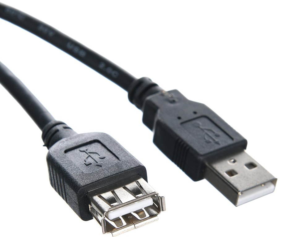 TELECOM Кабель удлинительный USB2.0 <Am-->Af> 1,5 м черный <TUS6990-1.5M>[6938510900104]