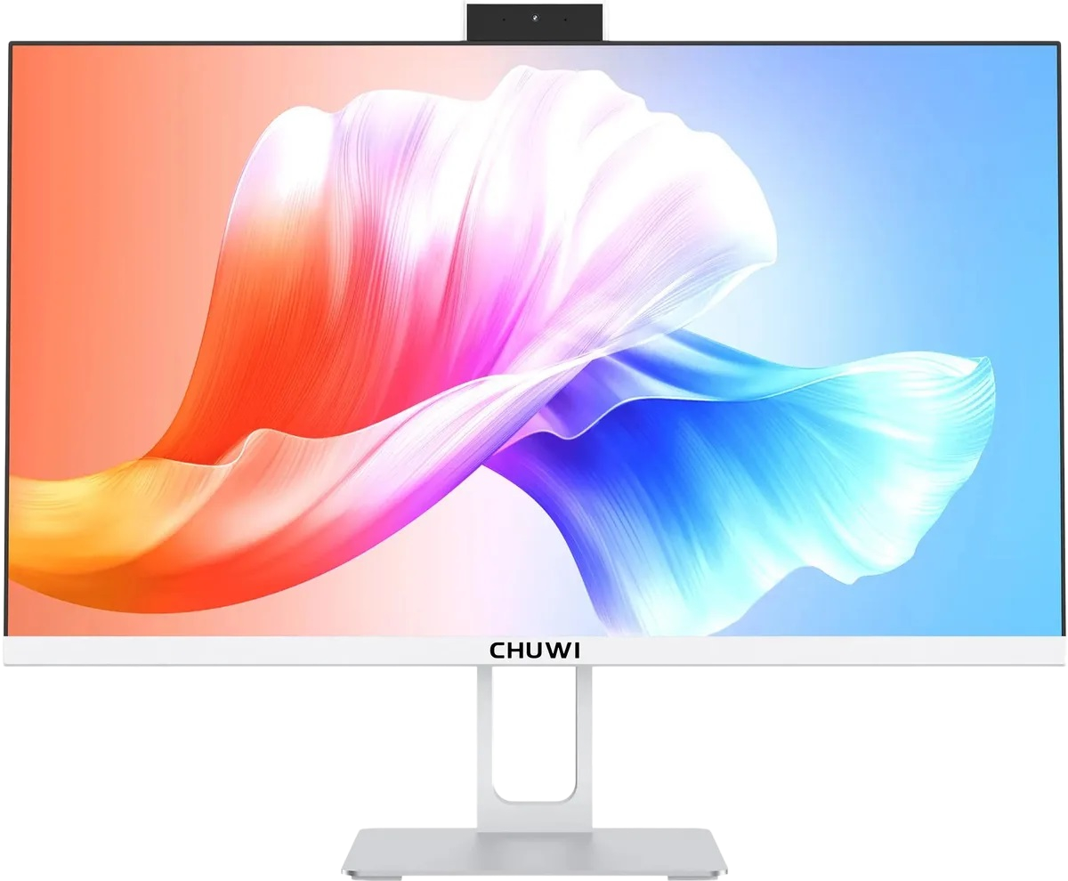 Chuwi Unitech 24 HAS  23.8" [CWI702R5P] White+Silver {FHD IPS 100Hz Ryzen 5 6600H(3.3Ghz)/16Gb/512Gb SSD/W11Pro}