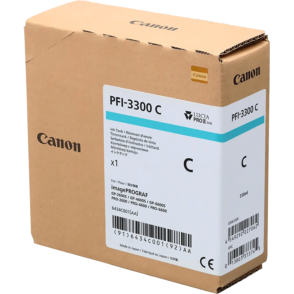 Картридж/ CANON INK PFI-3300 CYAN