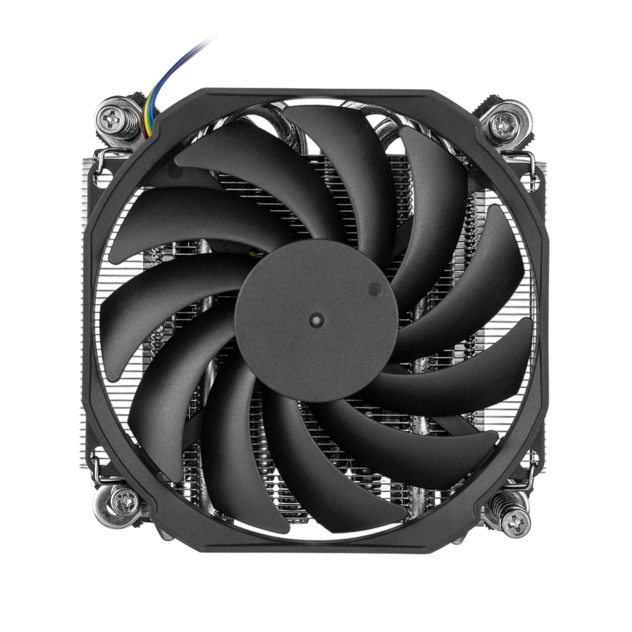 Кулер для процессора ПК/ CPU Cooler Foxline DB32i (125W, 4-pin PWM, 32mm, Al/Cu, 4x6mm, 1x90mm, 41.46CFM, 33dBA, 3400RPM, S: 1851/1700/1200/115X, Black)