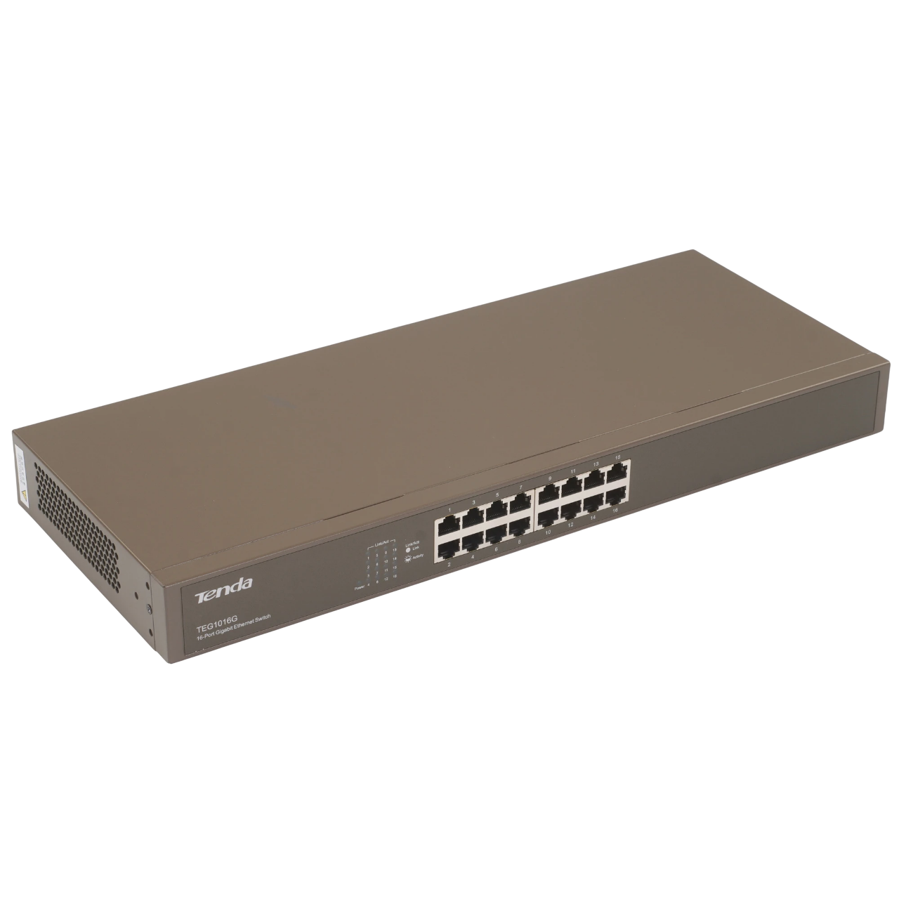 TENDA TEG1016G Коммутатор в стойку 16-Ports 10/100/1000 Base-T Gigabit Switch